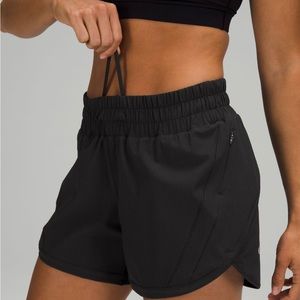 Lululemon Track That Shorts Size 10 Black Excellent Condition
